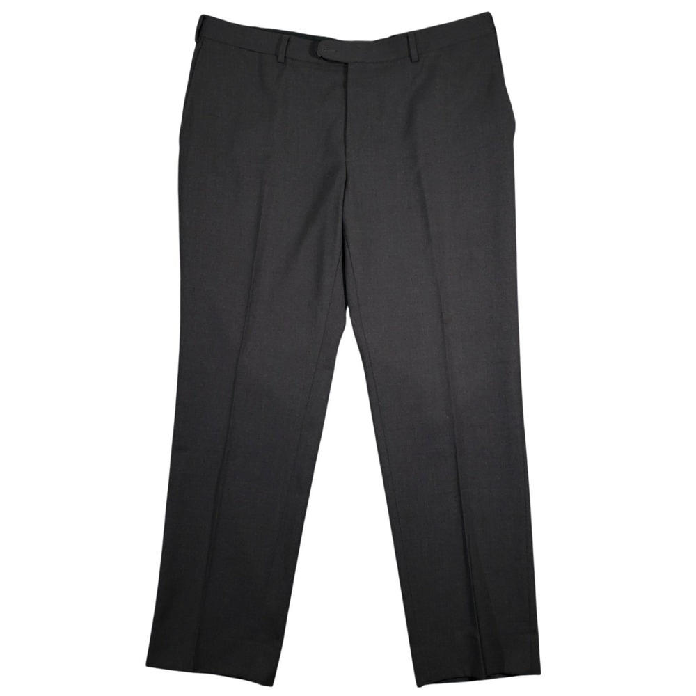 Suitsupply Dress Pants Mens 42‎ Charcoal Gray Wool Cerruti iTravel Brescia Int.